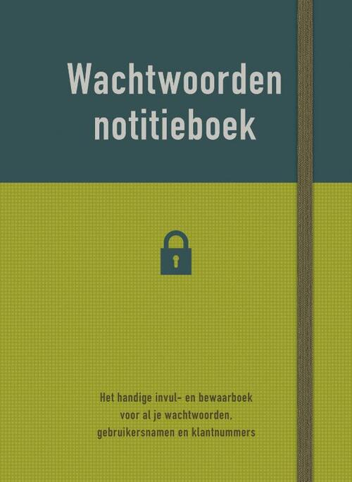 Wachtwoorden notitieboek - Znu - Hardcover (9789044745931) Top Merken Winkel